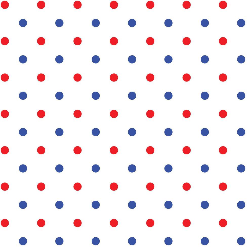 Cute Two Color Polka Dot Seamless Background Perfect for Kids Projects and Blogs vector