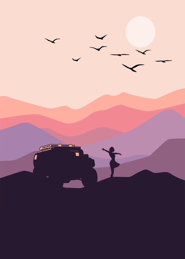poster image of a woman who is healing vector