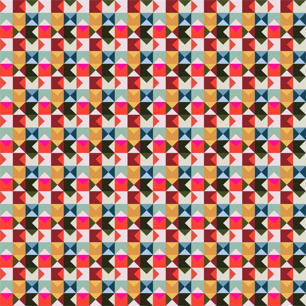 Colorful Geometric Abstract Pattern vector
