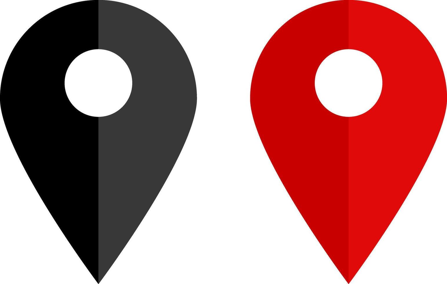 location pin point icon set. Point sign collection. position symbol. place logo. Navigation marker vector