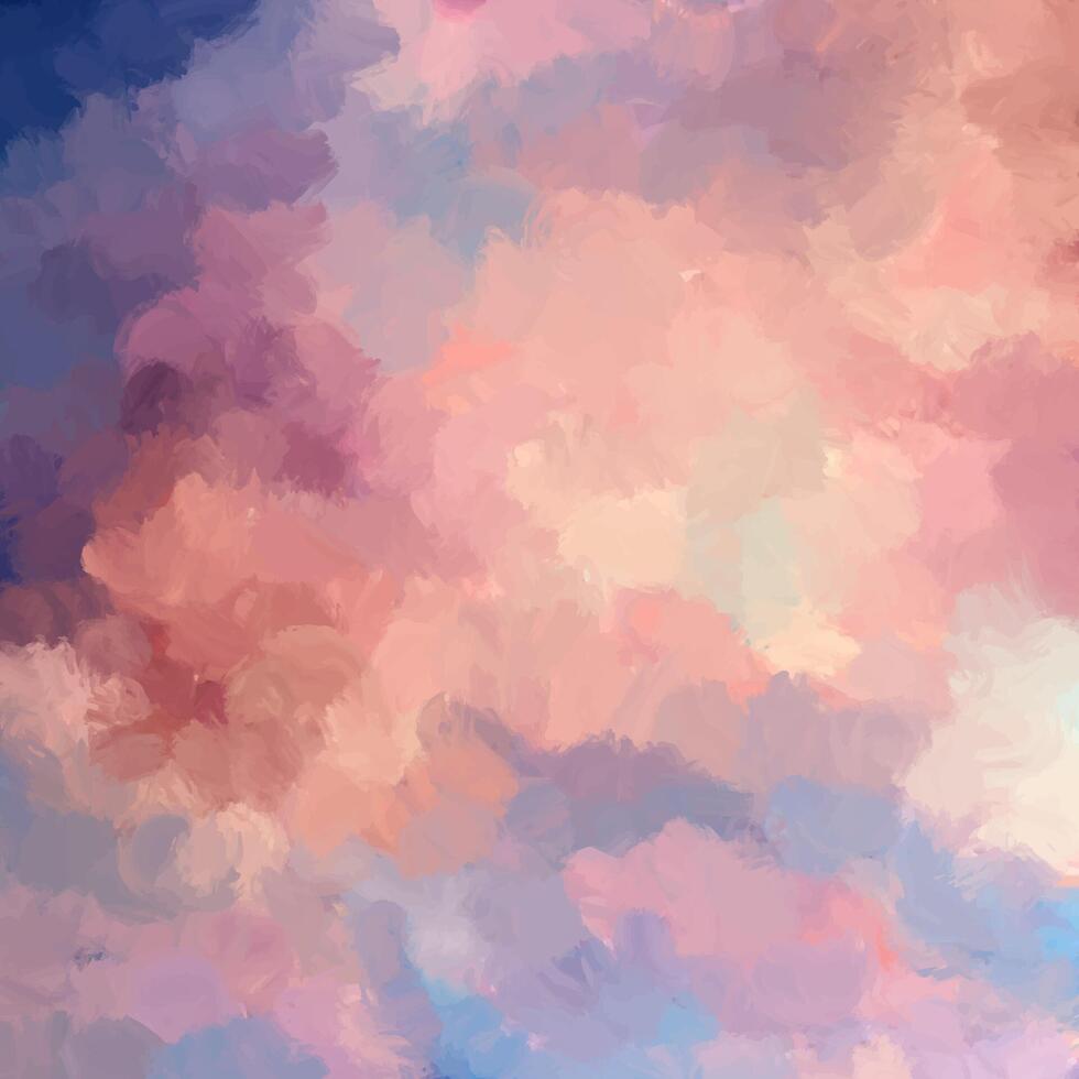 Hand painted abstract texture background using pastel colours vector