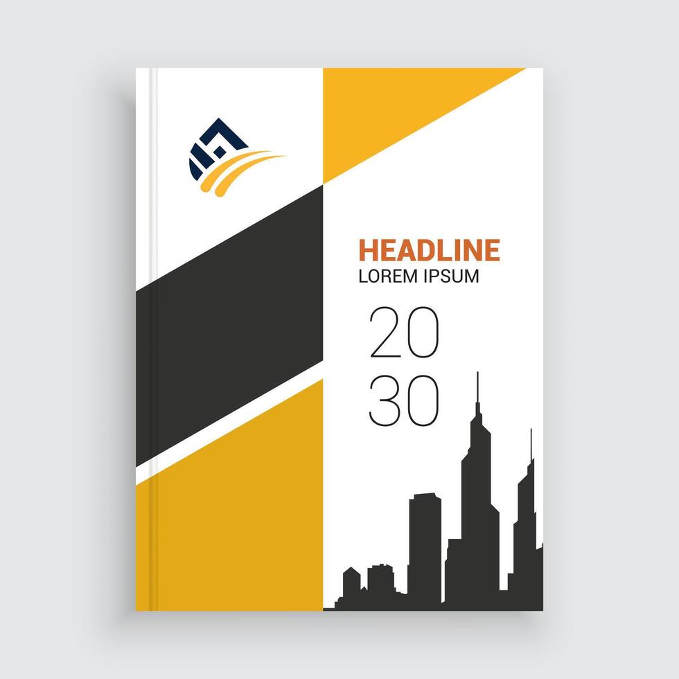 a book cover with a city skyline on it vector