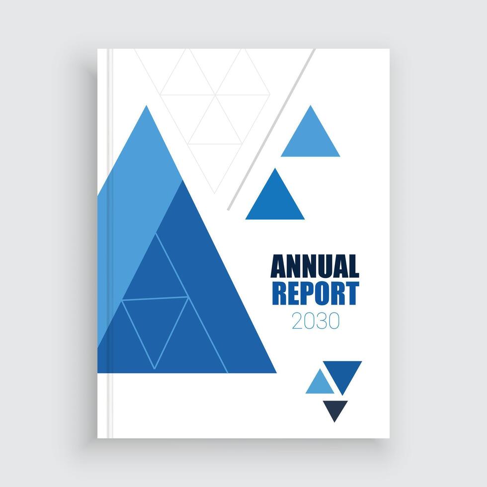 Corporate Business Annual cover template vector