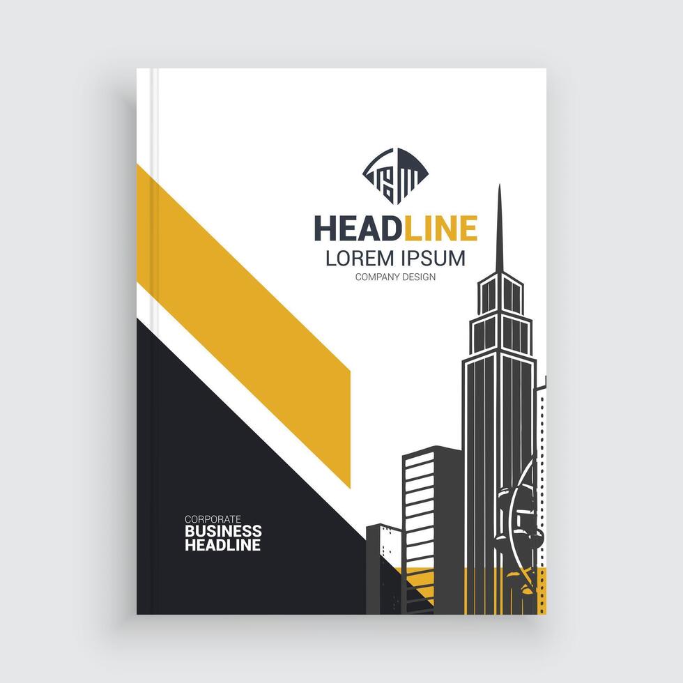 a book cover with a city skyline in the background vector
