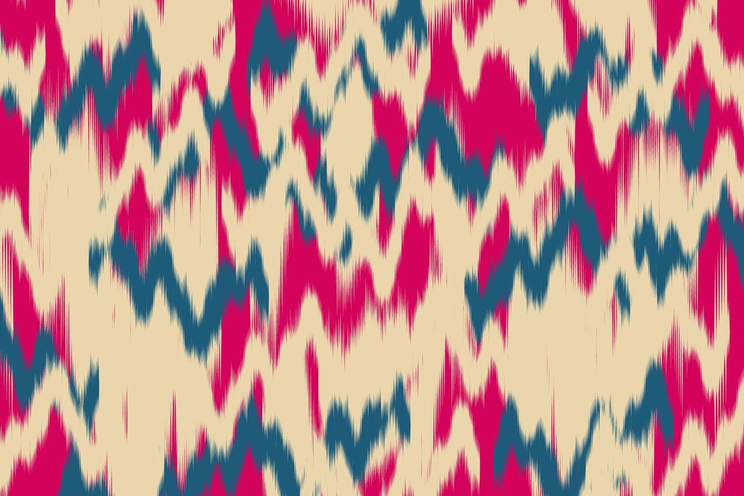 Abstract background stripe pattern. Abstract Ikat Pattern in blue and pink. vector