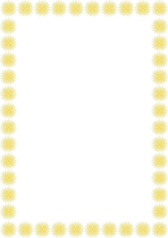 Star rectangle frame. Sunburst explosion star. Frame with empty space for your text vector