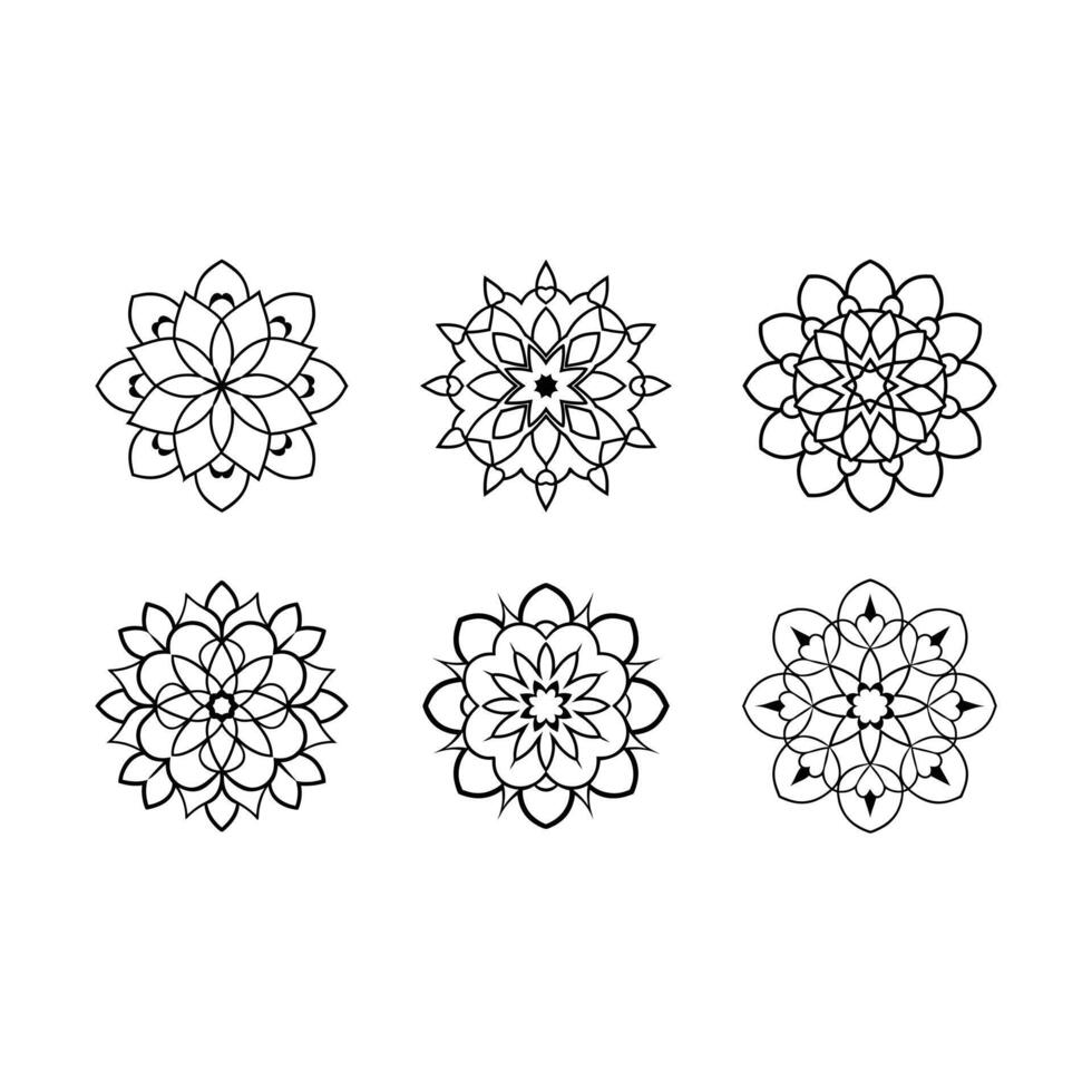 Mandala with Heart Design - Beautiful, Intricate Art for Creative Projects vector