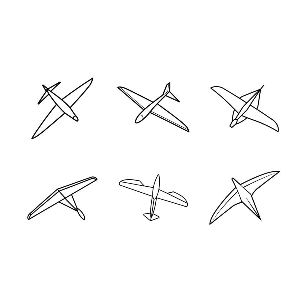 Glider Icon - Design for Graphic Projects vector