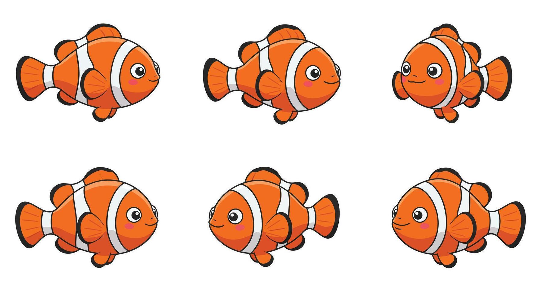 Dolphin animation frames showing playful motion in flat art vector