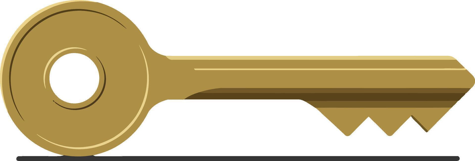 Key design transformation from minimal to detailed style in art vector