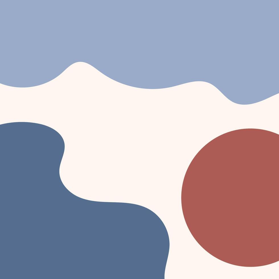 a red and blue abstract background with waves vector