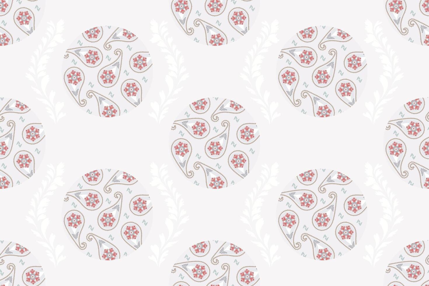 Paisley or Boteh seamless pattern is an ancient textile design from the Persian region, traditionally used to decorate carpets, shawls, and textiles. It is a distinctive and recognizable motif. vector