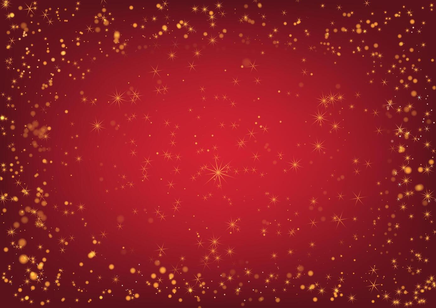 Red Christmas background for greeting card vector