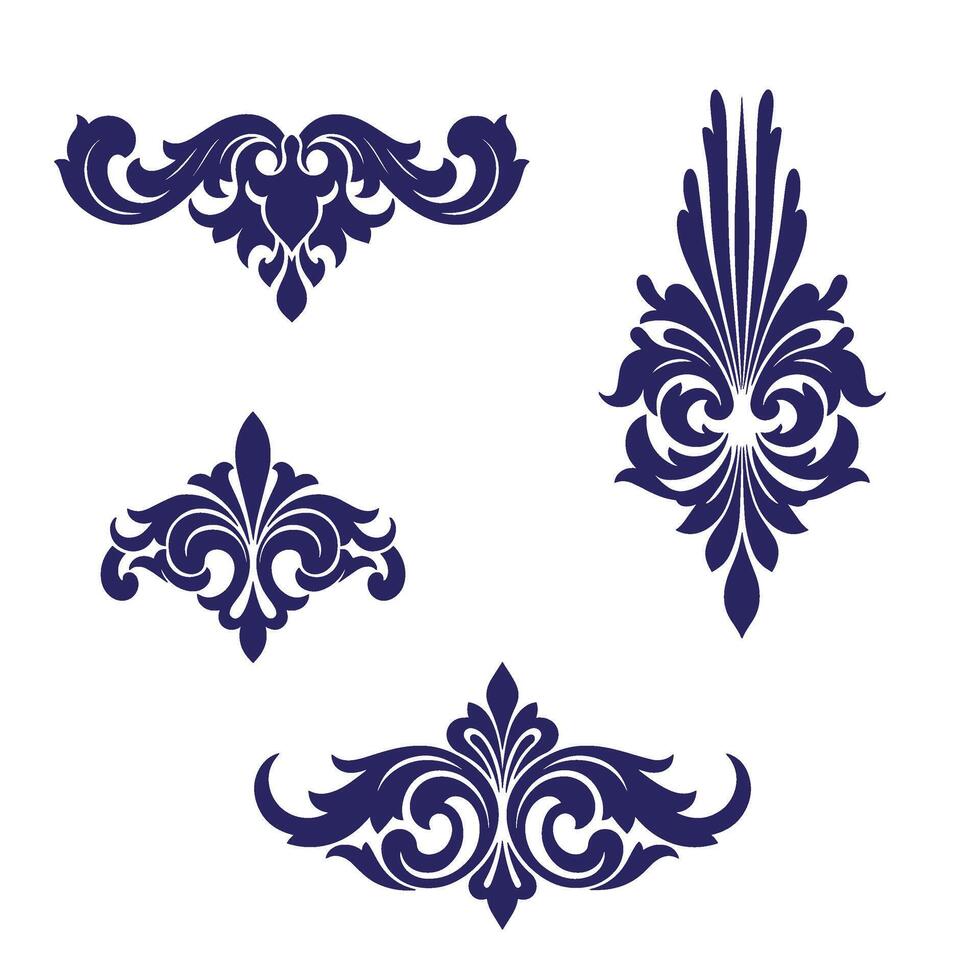 Heritage-Inspired Border Embellishments for Premium Layouts vector