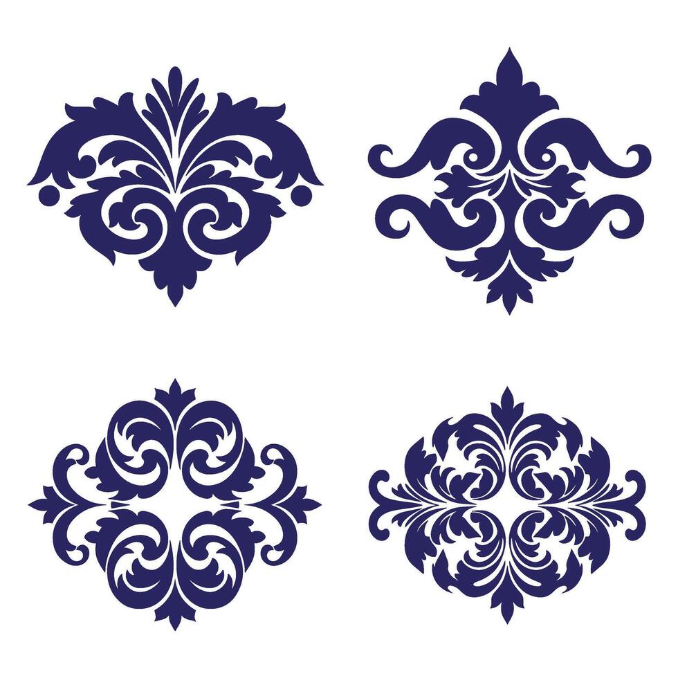 Retro Page Divider Elements for Print and Editorial Layouts vector