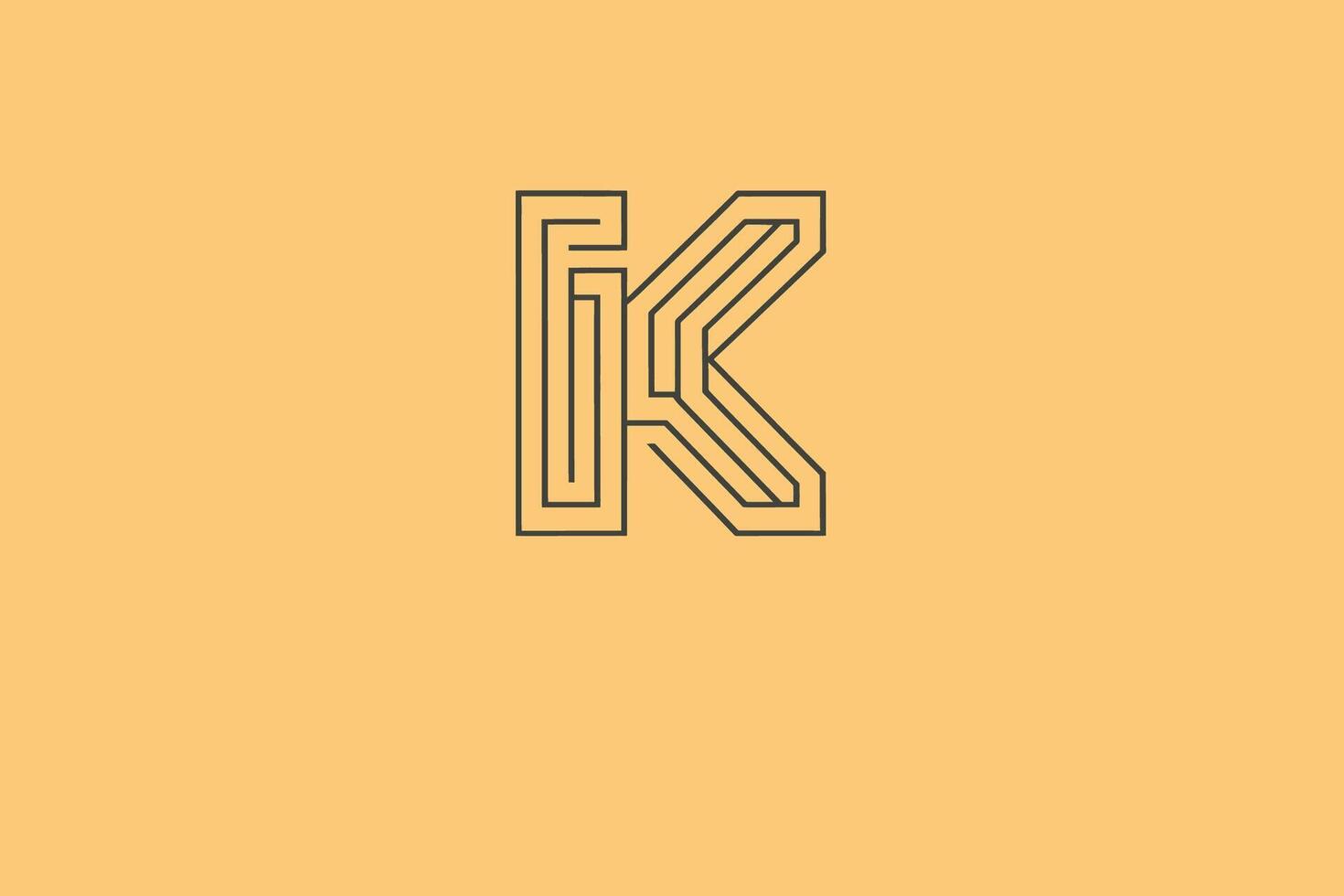 A logo for a company that makes a line of lettering vector