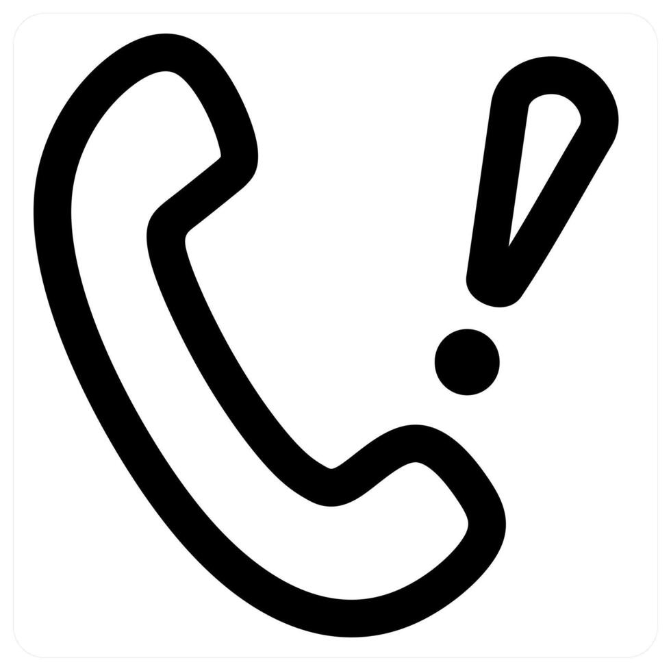 Call Info icon concept in black color vector