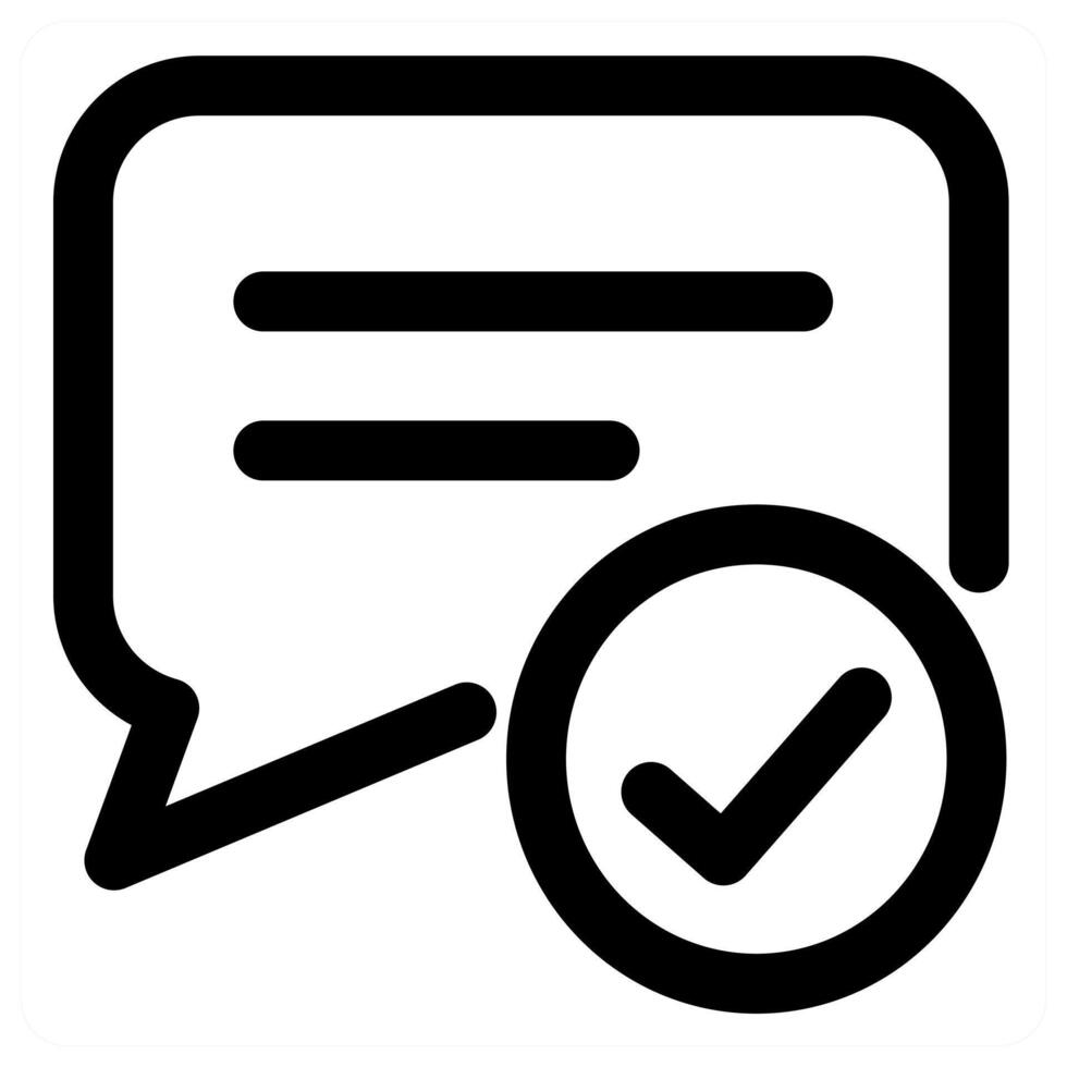 Approve Message concept in black color vector
