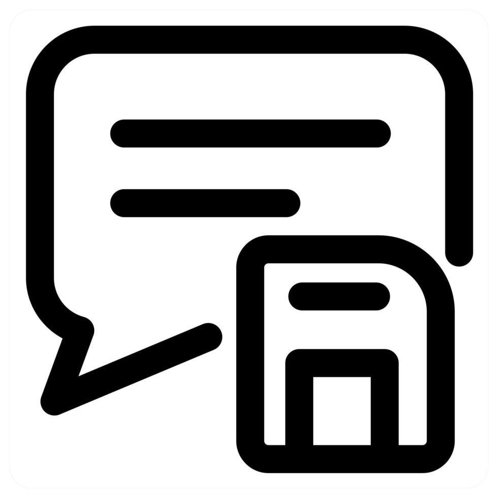 Drive Message icon concept in black color vector