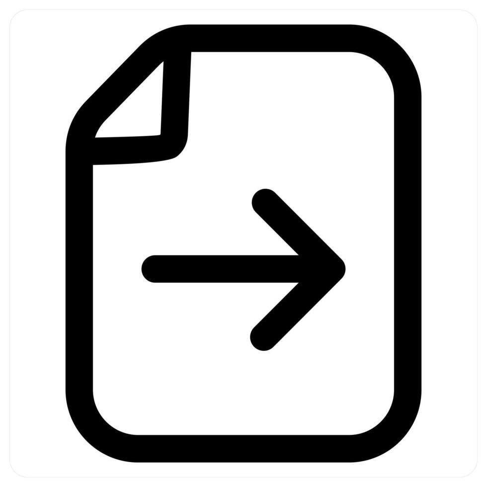 File and folder in black color vector