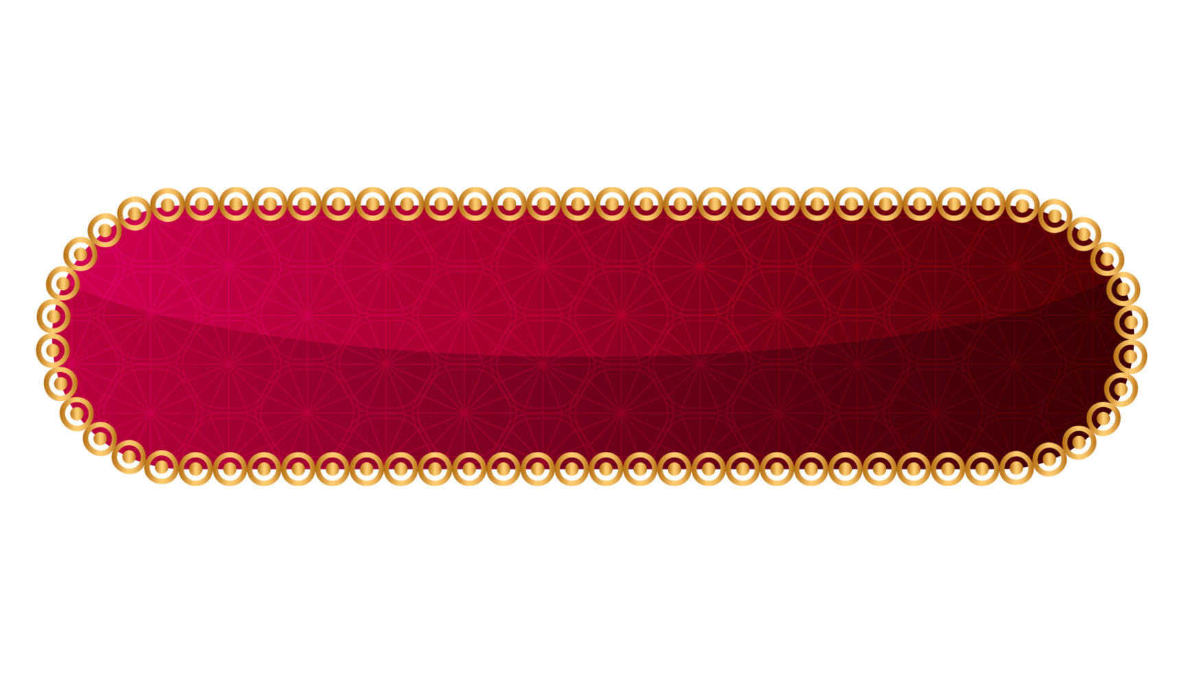 Ppt Text Box Header Golden Frame png