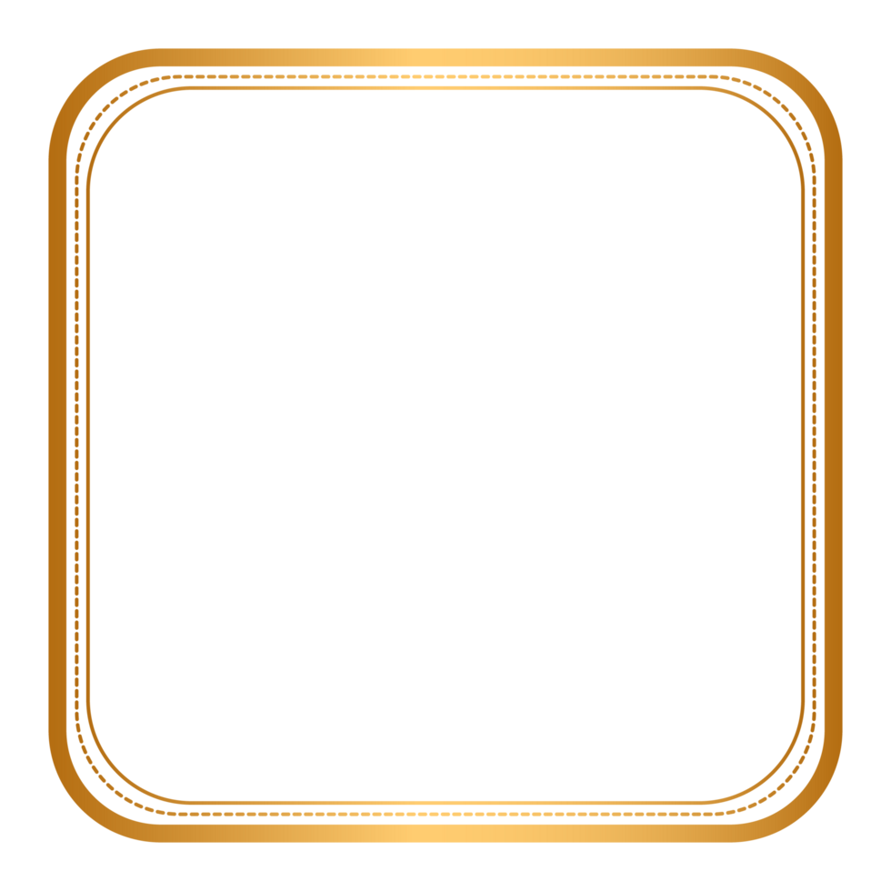 Golden Rectangle line art Corner Certificate Border Pattern Line Photo Frame Islamic Wedding Invitation Card Background png