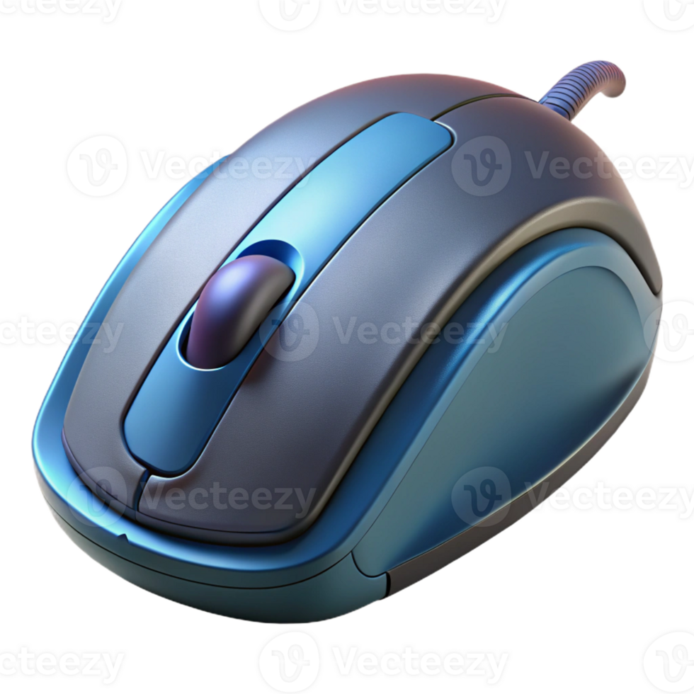 fascinating melancholic impressionist Gaming mouse, ergonomic design, with Transparent Background 8K png