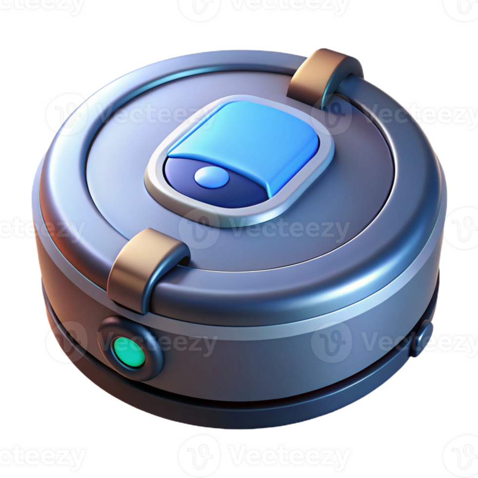 glorious memorable Robot vacuum cleaner, automated cleaning, with Transparent Background png