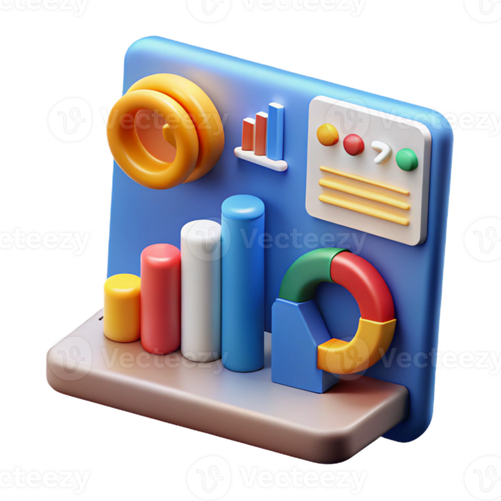 dramatic gothic Data analytics chart, business intelligence, with Transparent Background 8K png