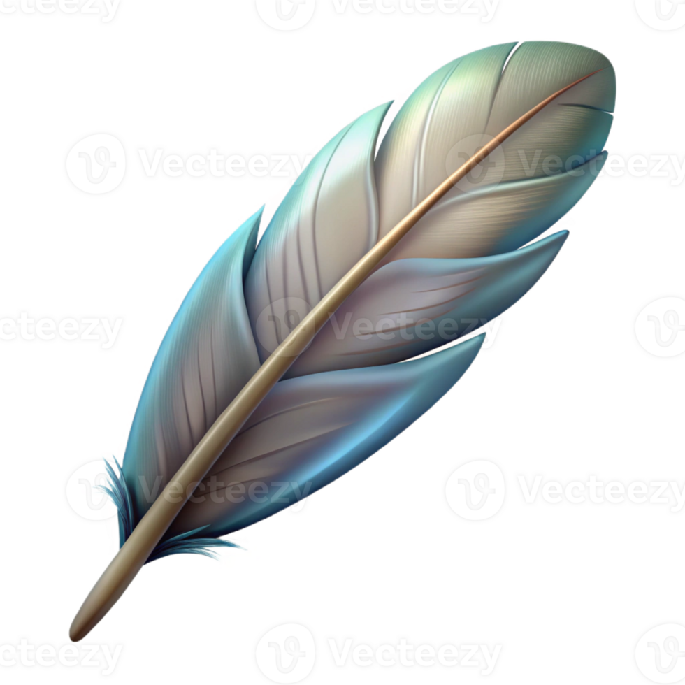 fascinating dreamy baroque Griffin Feather with Transparent Background gallery standard png