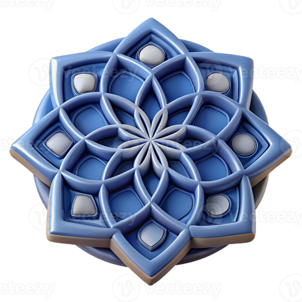 extraordinary unparalleled Photorealistic, ultra-detailed, isolated cutout of a single, intricately patterned, ceramic mosaic tile with Transparent Background png