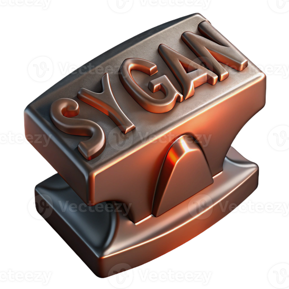melancholic wonderful Stygian Iron, metal from the Underworld, with Transparent Background ultra HD png