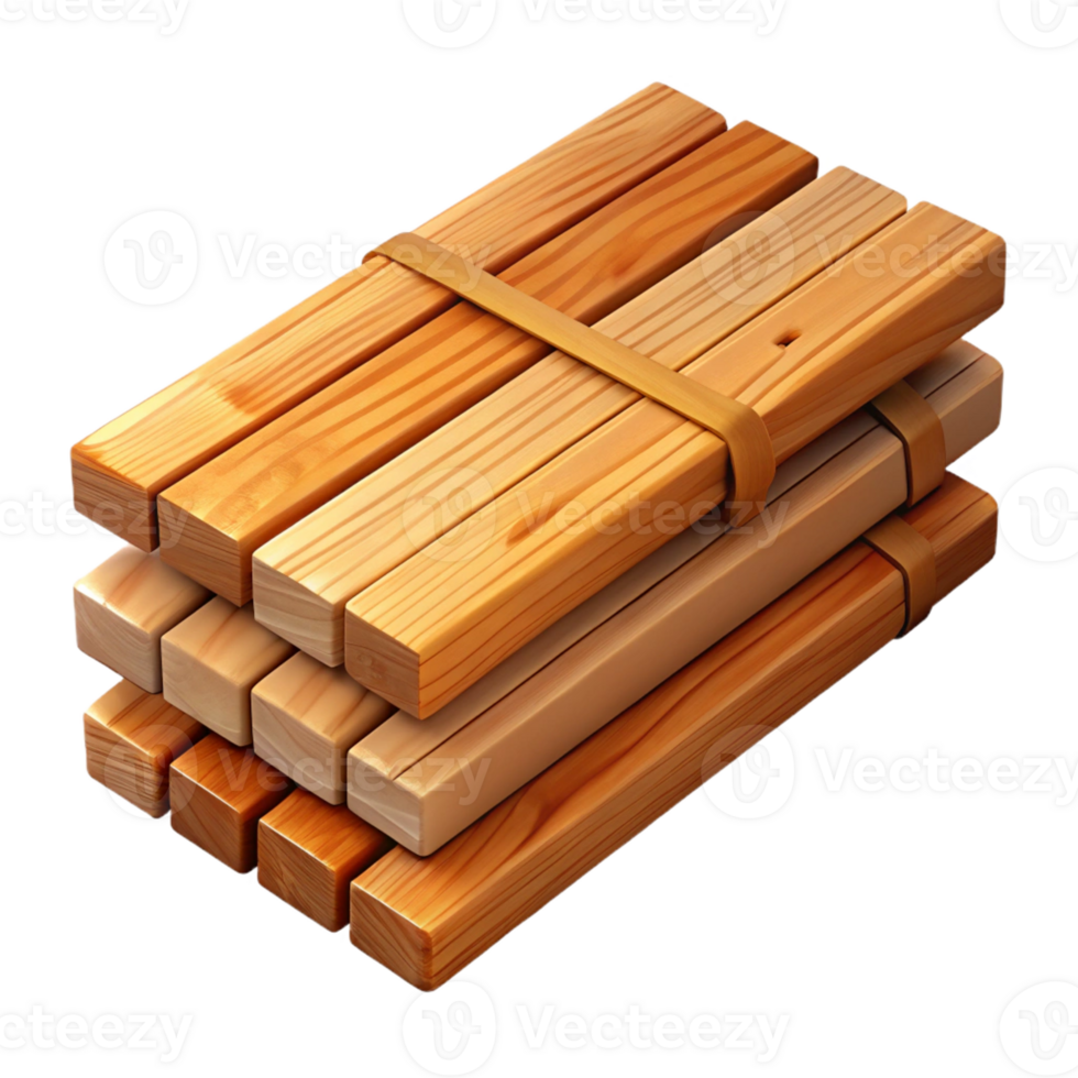 serene intense renaissance Bundle of wooden floor planks with Transparent Background high quality png