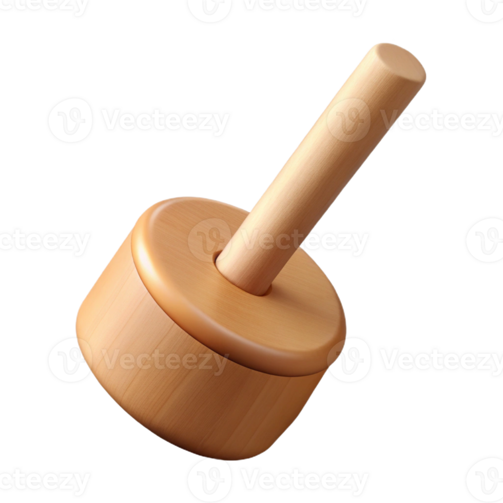 elegant acclaimed Single wooden dowel with Transparent Background png