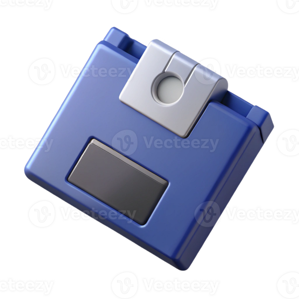 dramatic impressive Photorealistic, ultra-detailed, isolated cutout of a single, dusty, floppy disk with Transparent Background handcrafted png