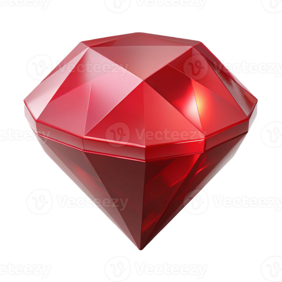 harmonious striking A single, blood-red ruby, gleaming with Transparent Background exclusive png