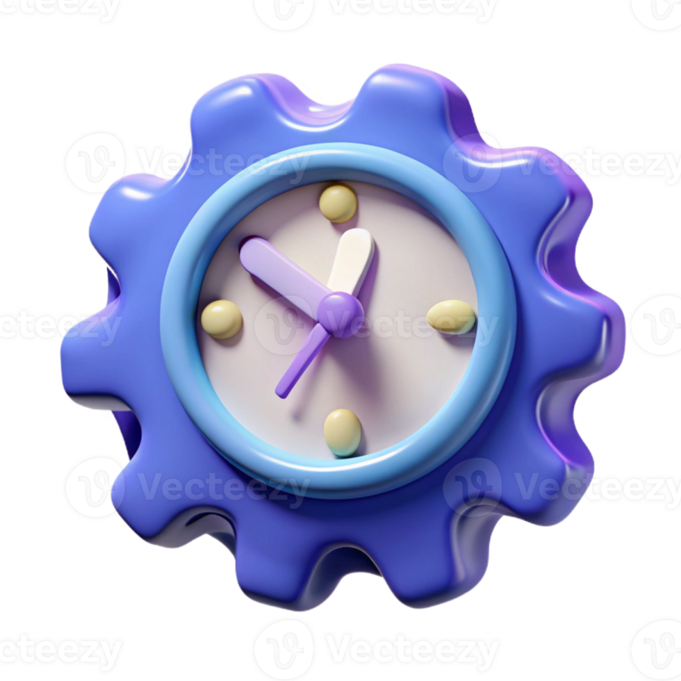 sought-after futuristic A single, stylized clock face with distorted, melting numbers with Transparent Background expertly shot png
