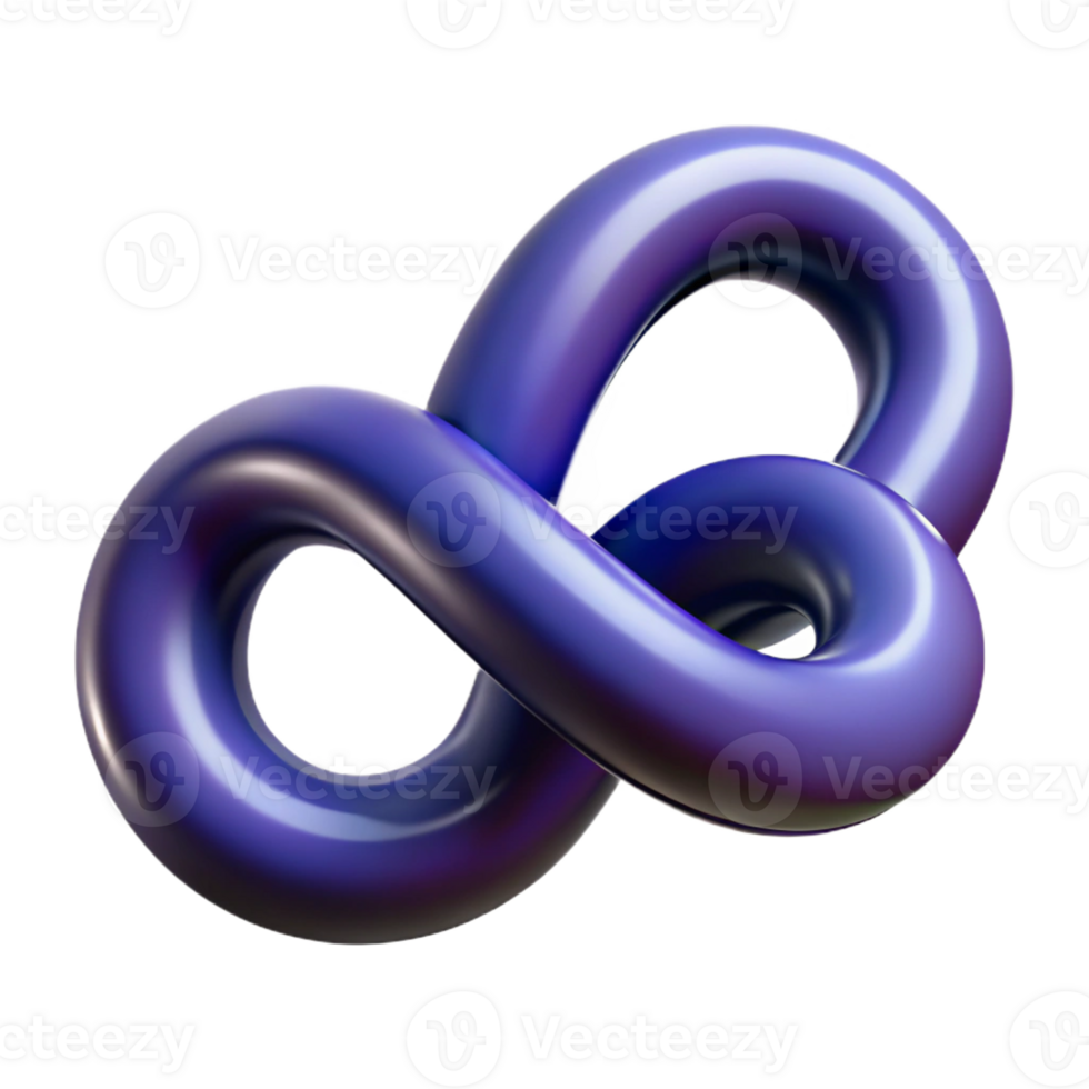 memorable baroque A stylized infinity symbol made of intertwined snakes with Transparent Background impeccable png