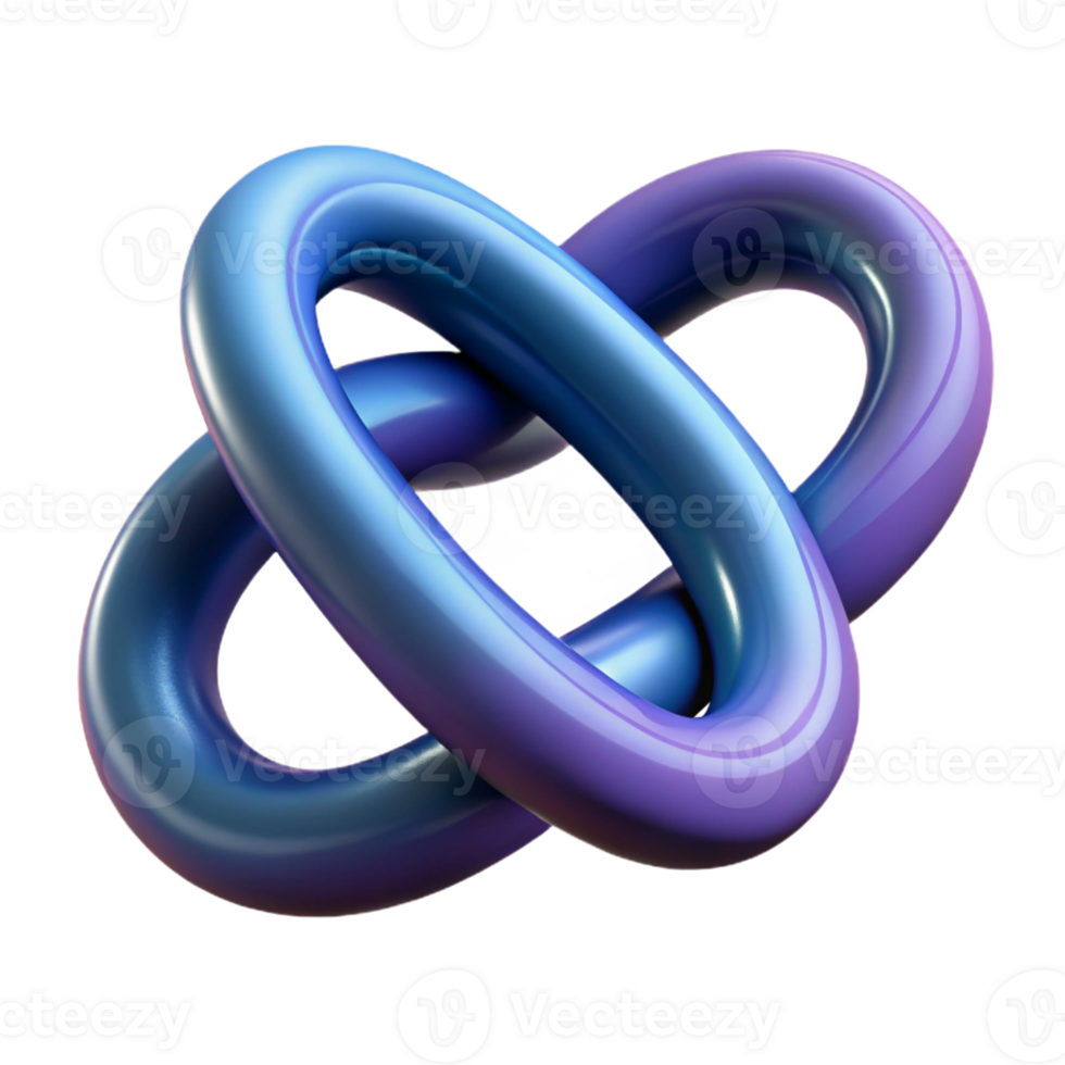 remarkable elegant A stylized infinity symbol made of intertwined snakes with Transparent Background high quality png