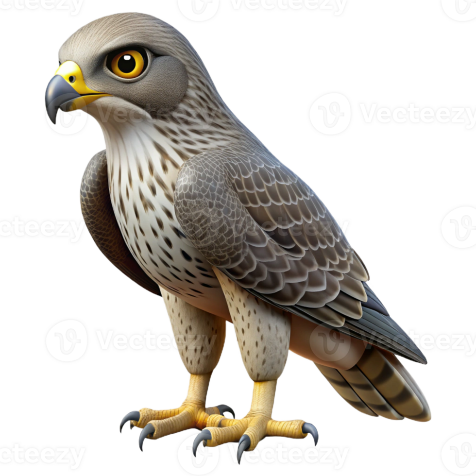 glorious melancholic organic A soaring hawk, sharp talons, piercing gaze with Transparent Background 8K png