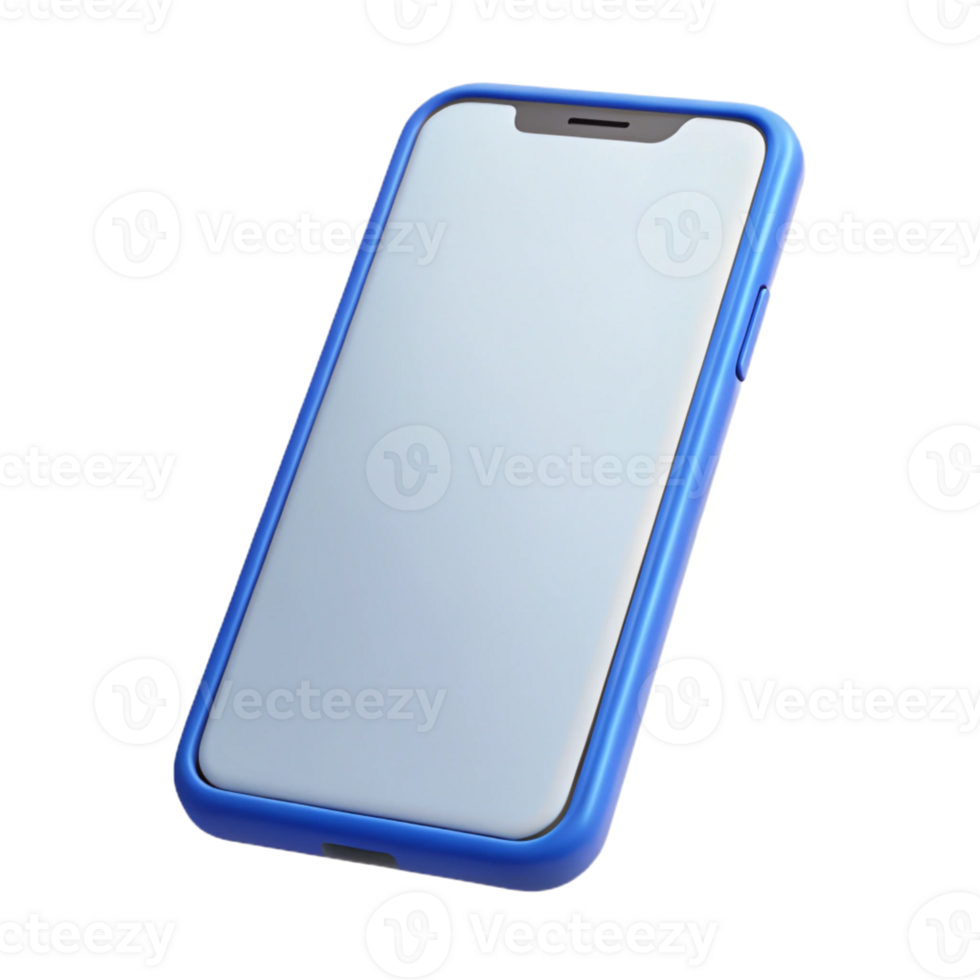 immaculate urban Smartphone mockup with blank screen with Transparent Background genuine png