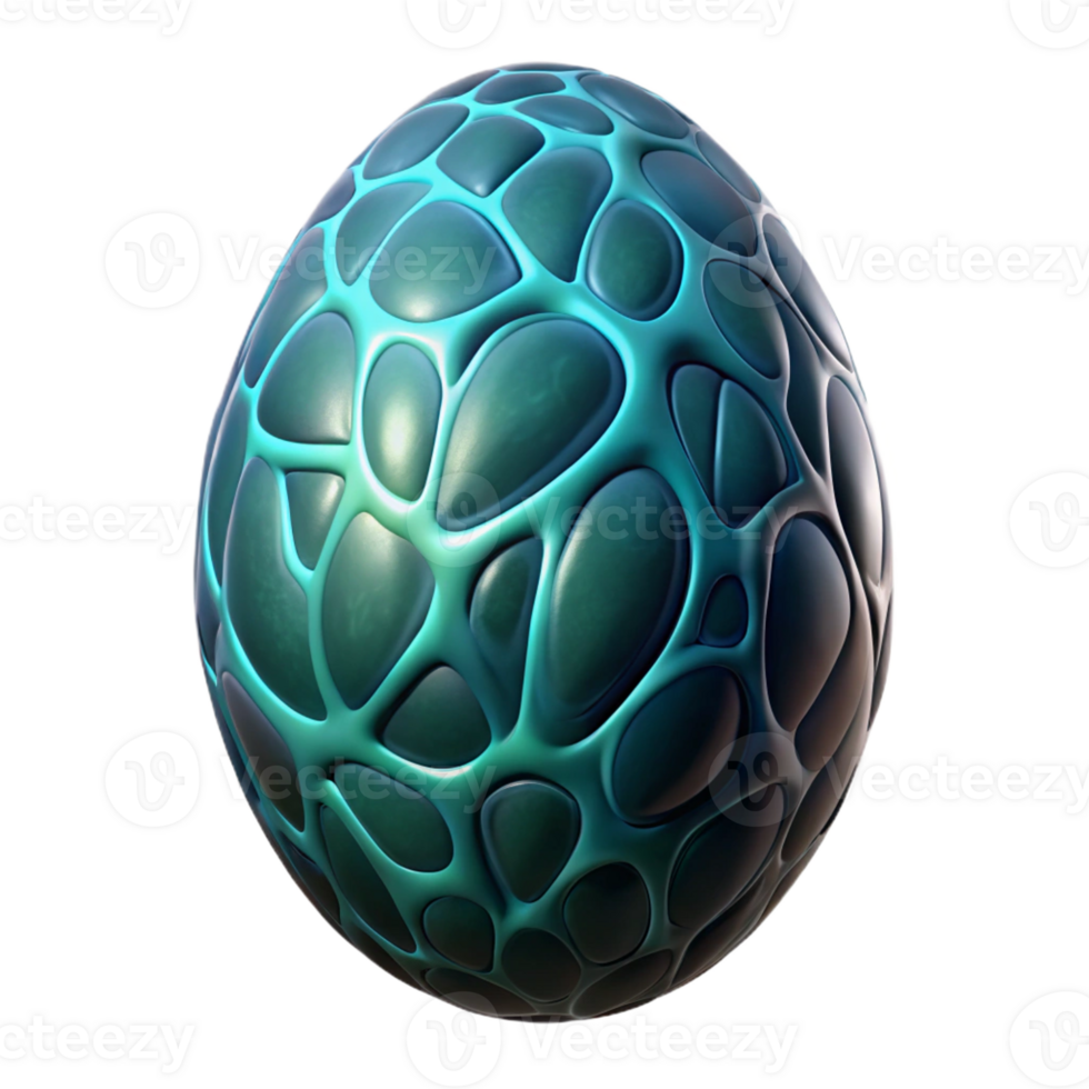 mysterious dramatic Concept art style, isolated cutout, of a single highly detailed xenomorph egg with bioluminescent veins with Transparent Background exclusive png
