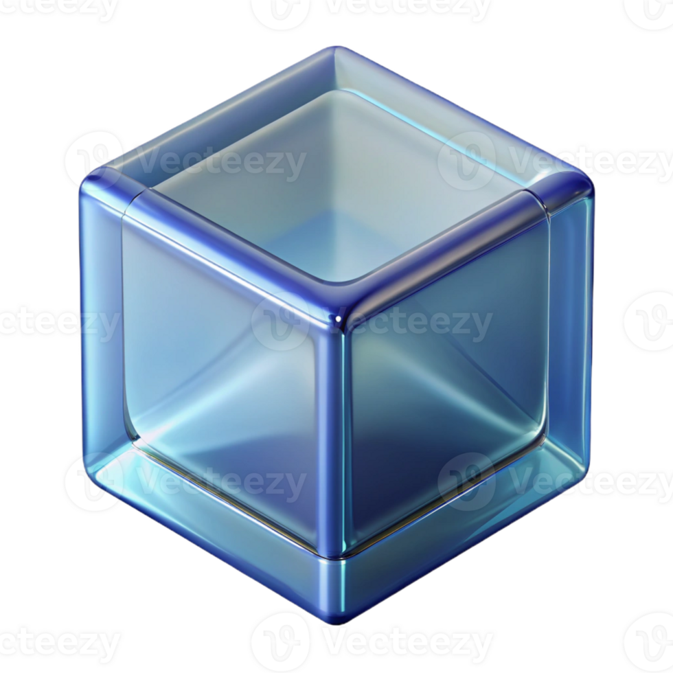 extraordinary classic Glass block translucent texture, with Transparent Background 4K png