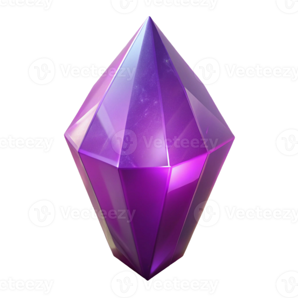 dynamic impressive Photorealistic, isolated cutout of a single, glowing crystal shard, amethyst, jagged edges with Transparent Background gallery standard png