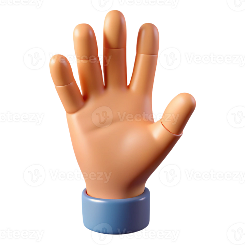 beautiful vintage Human hand making a gesture with Transparent Background sharp png
