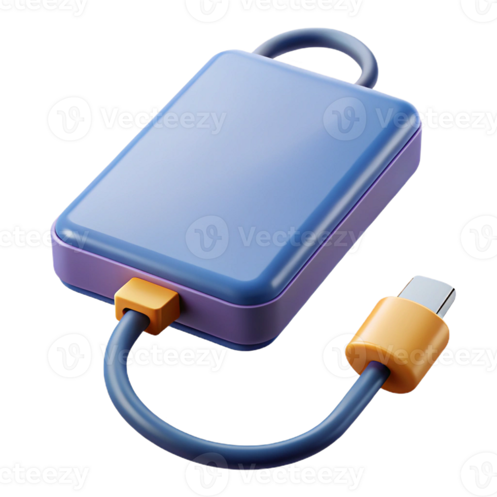 extraordinary timeless External hard drive with USB cable with Transparent Background png