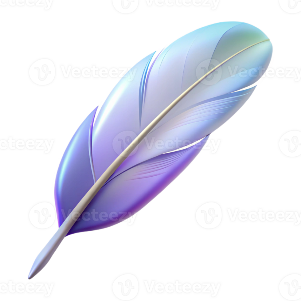 glorious nostalgic geometric A single feather, light and airy with Transparent Background flawless png