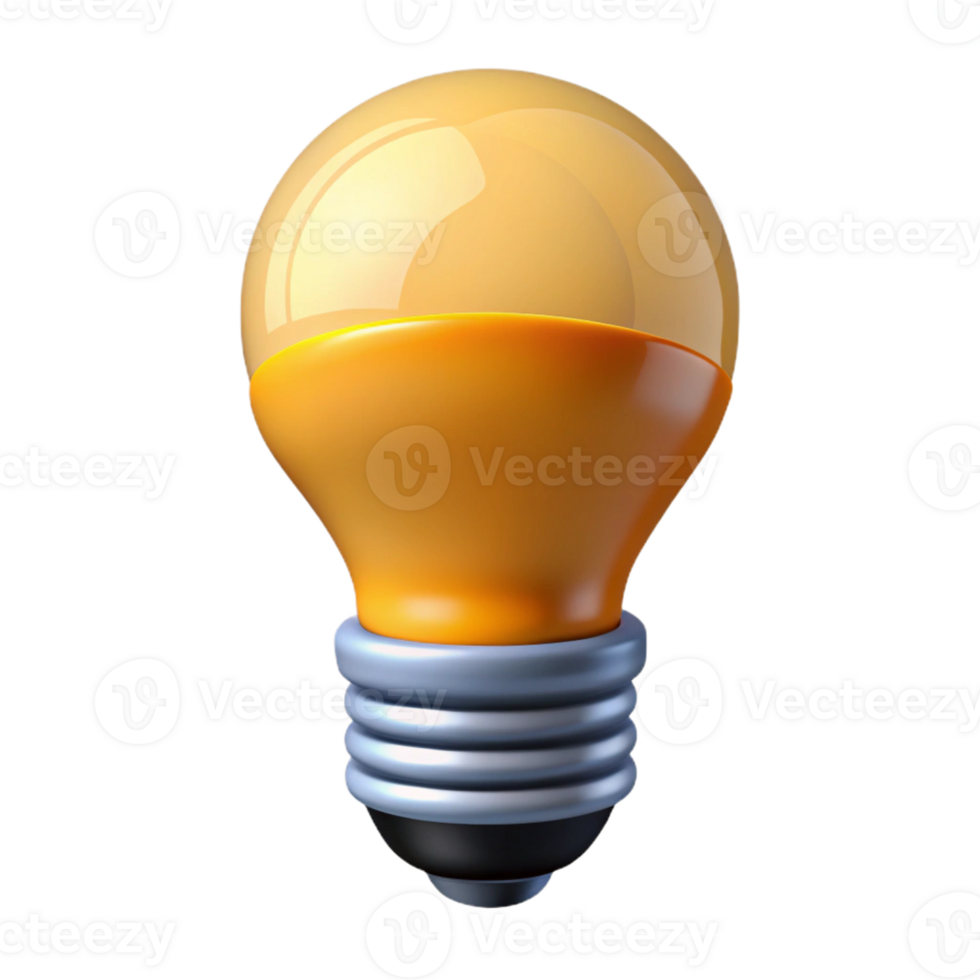 fascinating unforgettable Smart light bulb with adjustable brightness with Transparent Background png