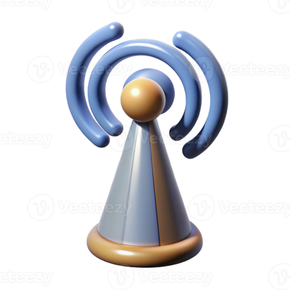 captivating tropical Ultra-detailed, professional render of an isolated cutout of a G antenna, wireless communication technology with Transparent Background exclusive png