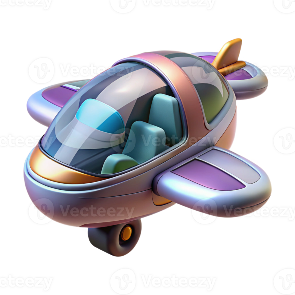 dazzling dramatic nordic Hyper-specific concept art style isolated cutout of a personal flying vehicle, urban mobility technology with Transparent Background sharp png
